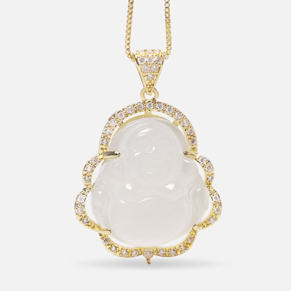Laughing Buddha Good Luck Necklace
